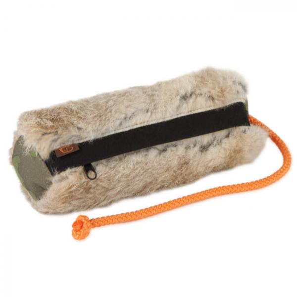 Firedog Snack Dummy with Rabbit Fur | small & large